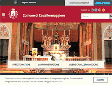 Tablet Screenshot of comune.cavallermaggiore.cn.it
